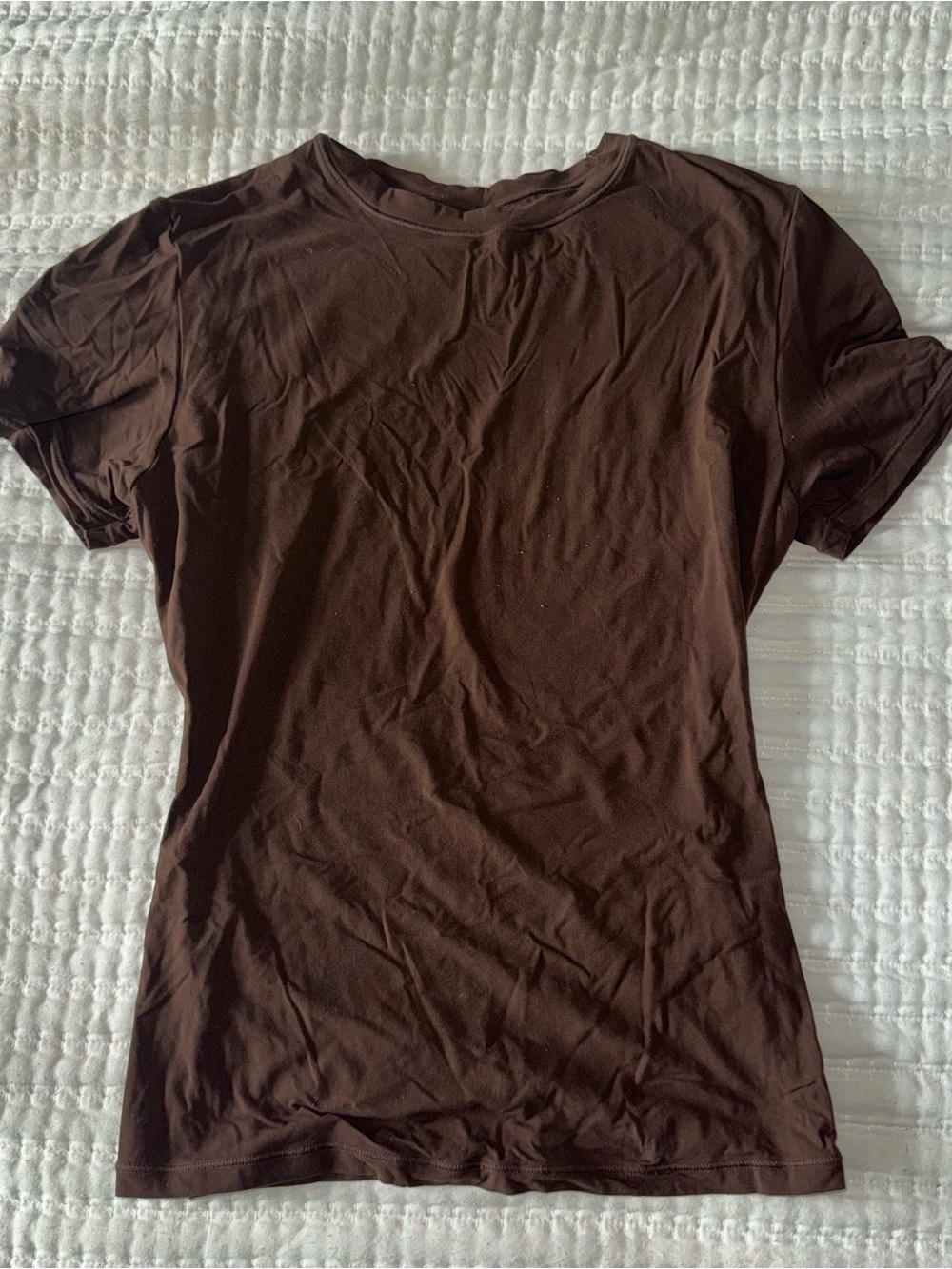 Skims Fits Everybody Top Sz Small Brown